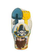 Koala & Korsan Desenli 30 Cm Kazma Kürek Tırmıklı Plaj Kova Set